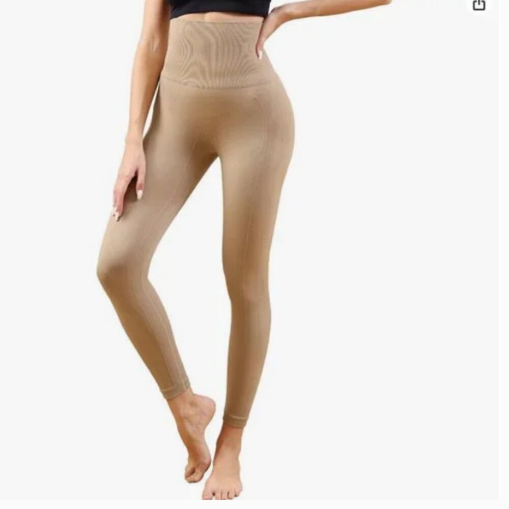 homma Thick High Waist Tummy Compression Slimming Body Leggings Pant